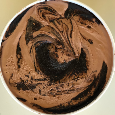 Chocolate Malt Crumble Homemade Ice Cream