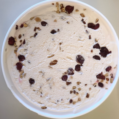Door County Cherry Nut Homemade Ice Cream